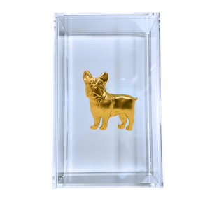 French Bulldog Guest Towel Box