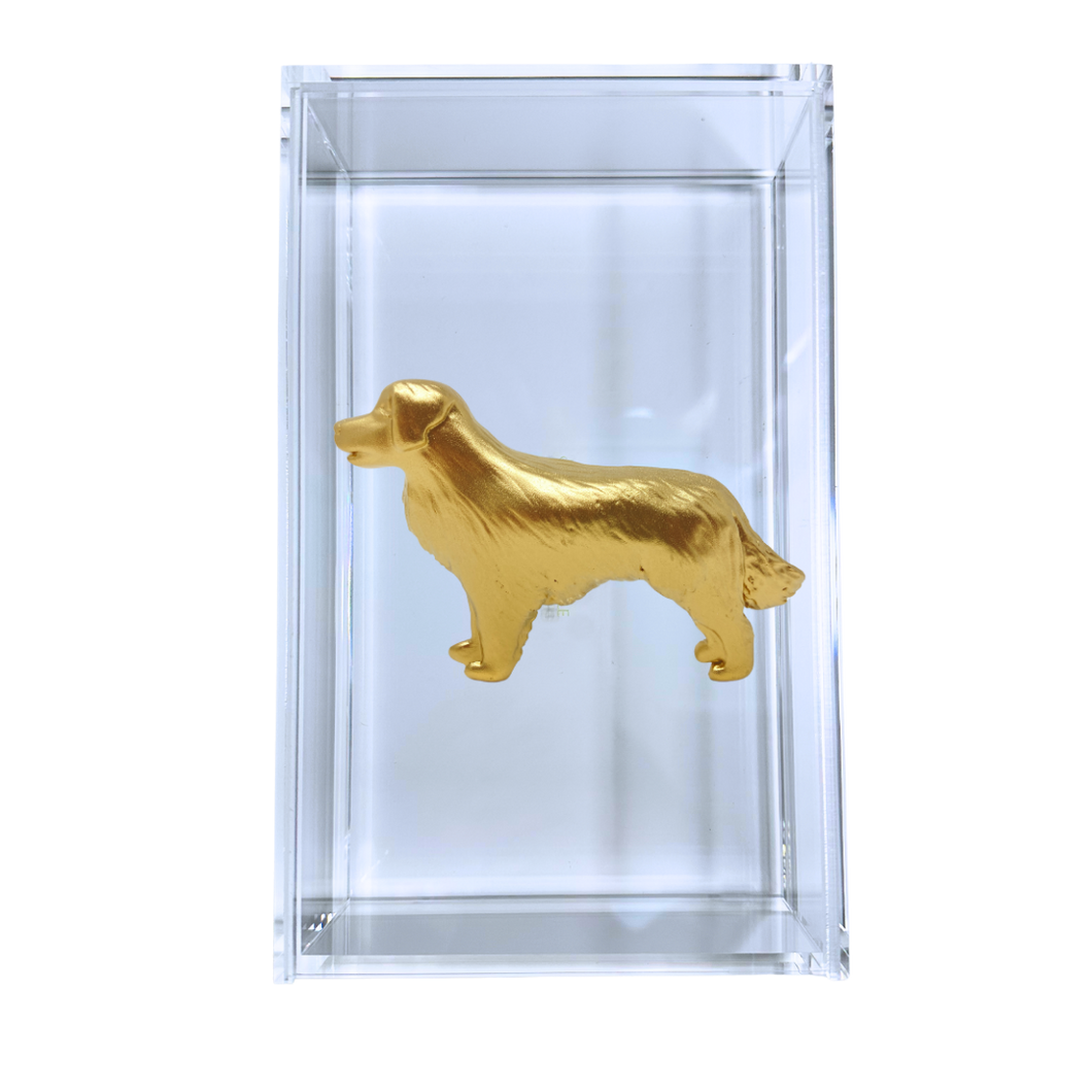 Golden Retriever Guest Towel Box